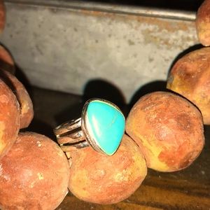 Sterling silver & turquoise ring